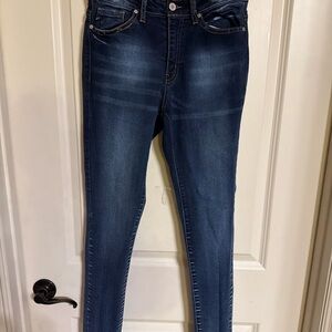 KanCan Dark Wash Skinny Jeans Women’s W7 27 Stretch Denim